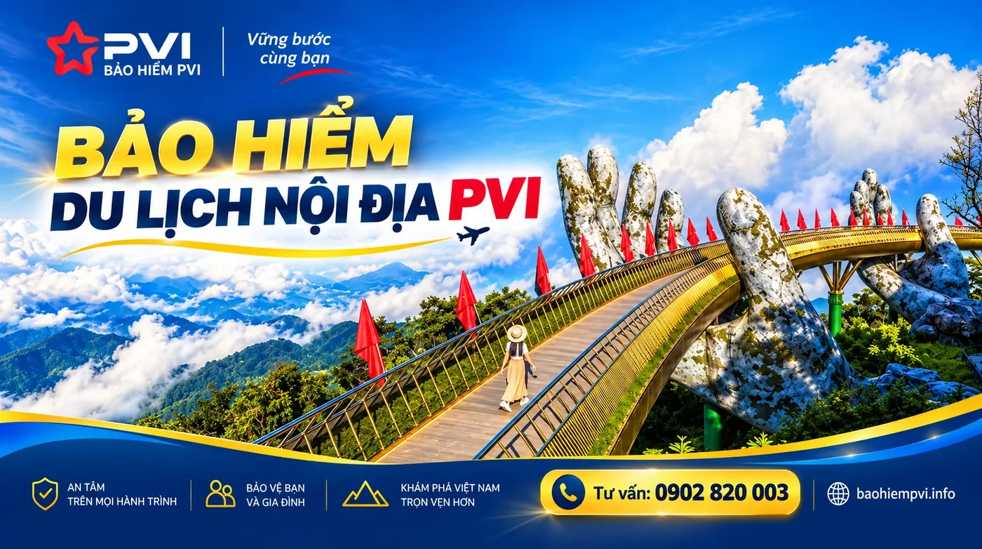 Bảo hiểm Du lịch nội địa PVI