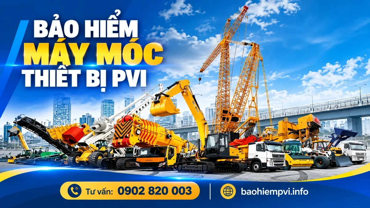 Bảo hiểm máy móc thiết bị PVI
