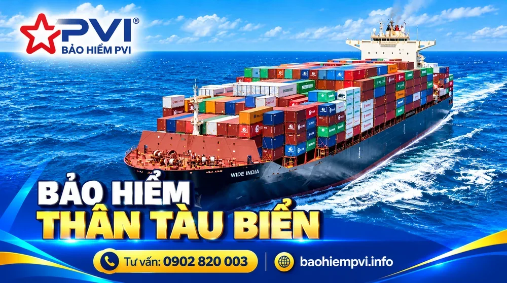 Bảo hiểm Thân tàu biển PVI