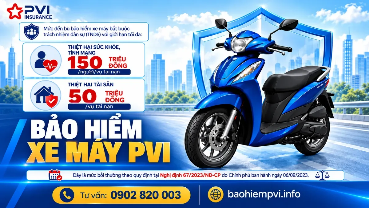 Bảo Hiểm Xe Máy PVI